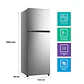 REFRIGERADOR HISENSE TOP MOUNT FREEZER NO FROST 324 L RD-42WR - Miniatura 2