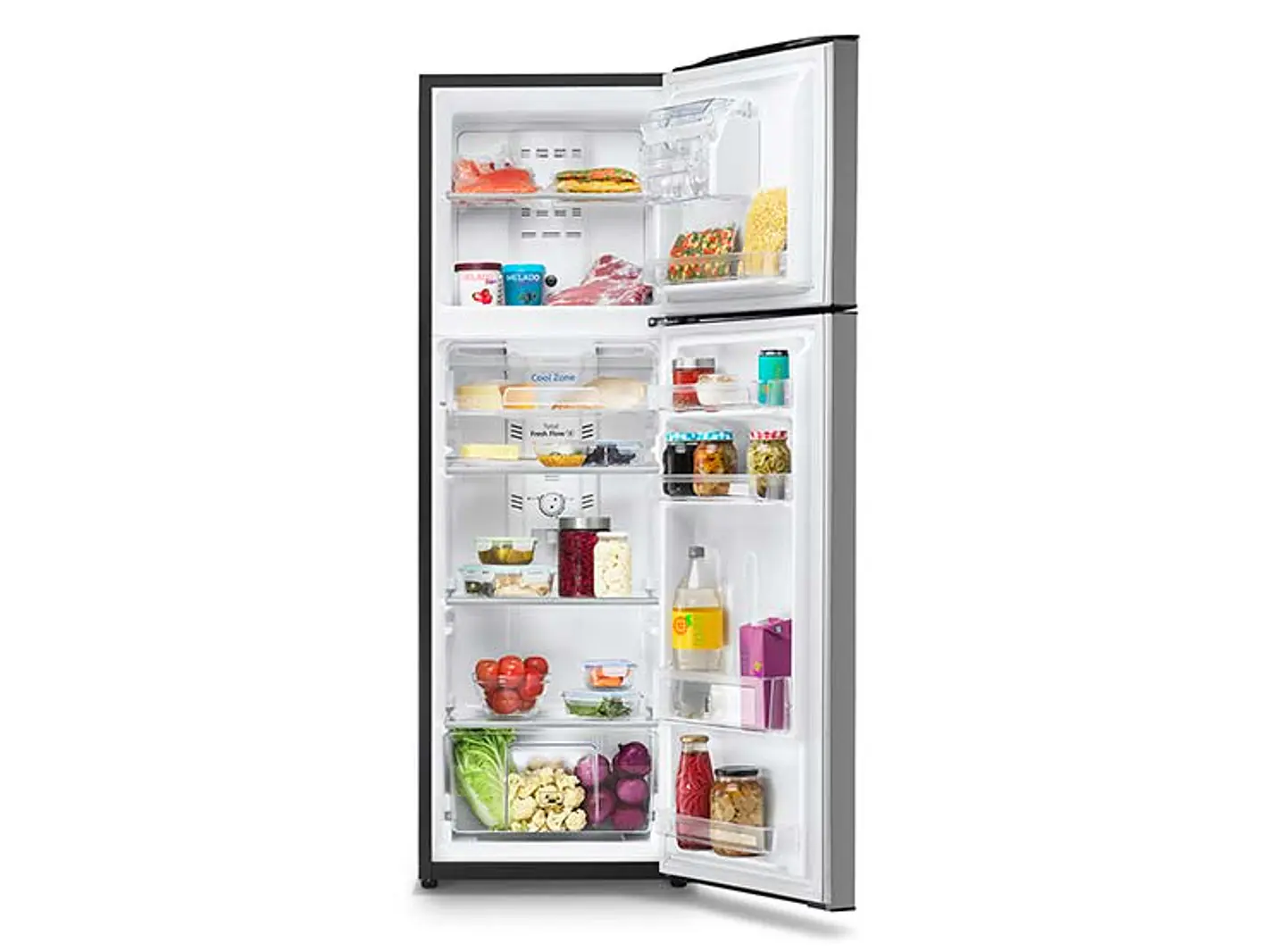 REFRIGERADOR MABE TOP FREEZER 250 L NF GRAFITO 5