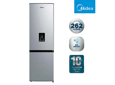 REFRIGERADOR MIDEA BOTTOM FREEZER NO FROST 262 L BTM MDRB380FGE50