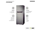 REFRIGERADOR SAMSUNG TOP FREEZER 234 L ALL AROUND COOLING RT22FARADS8/ZS - Miniatura 4