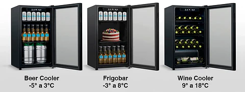 COOLER CERVECERO NEGRO 96 LT. HS-125WEN