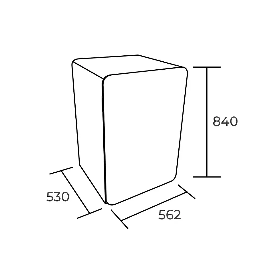  MINIBAR RETRO 116 LT. NEGRO HS-148RN 3