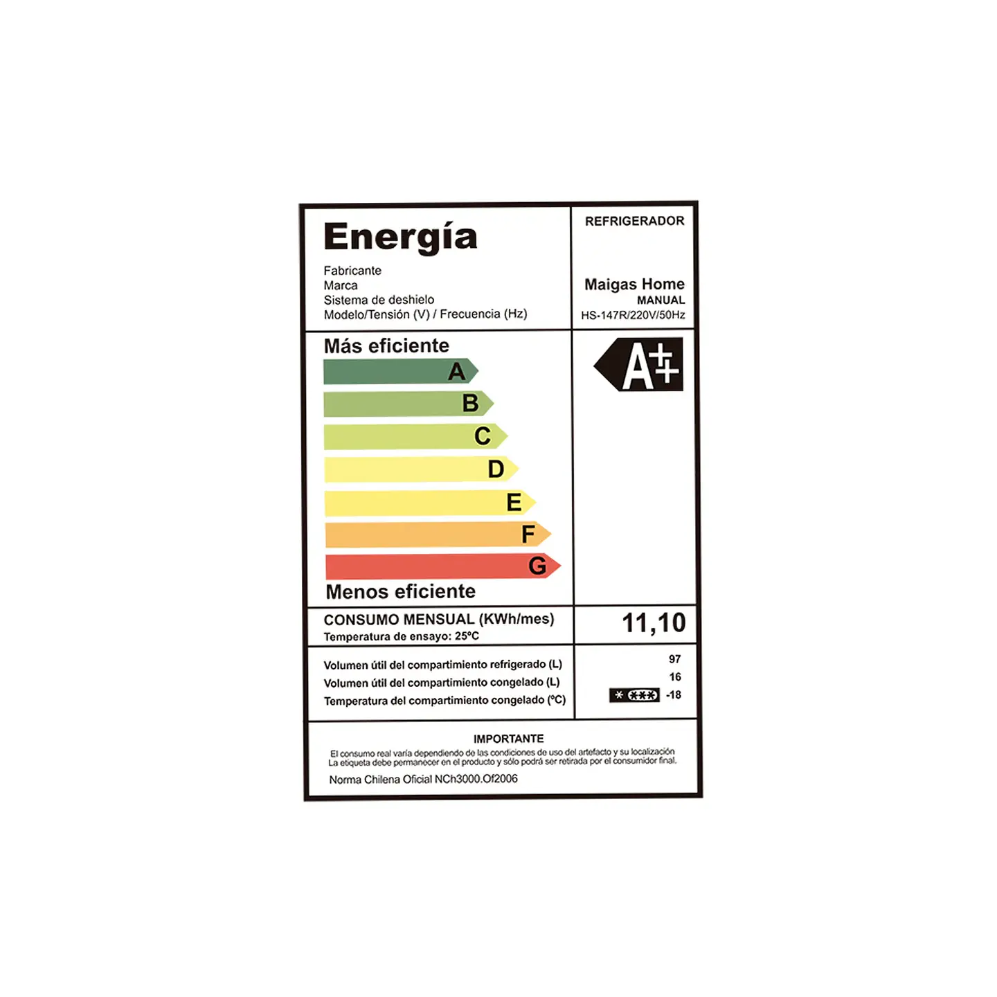 MINIBAR 113 LT HS-147R 5