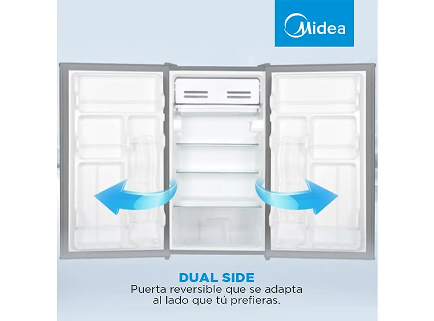 FRIGOBAR MIDEA 93 L FRÍO DIRECTO MDRD142FGE50 4