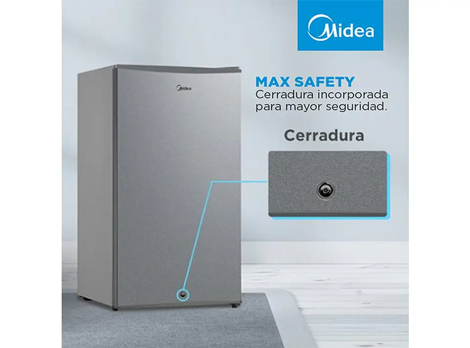 FRIGOBAR MIDEA 93 L FRÍO DIRECTO MDRD142FGE50 6