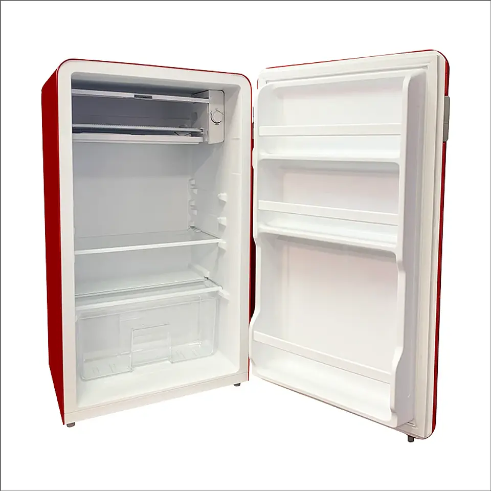 FRIGOBAR RETRO 93 LT. ROJO 2