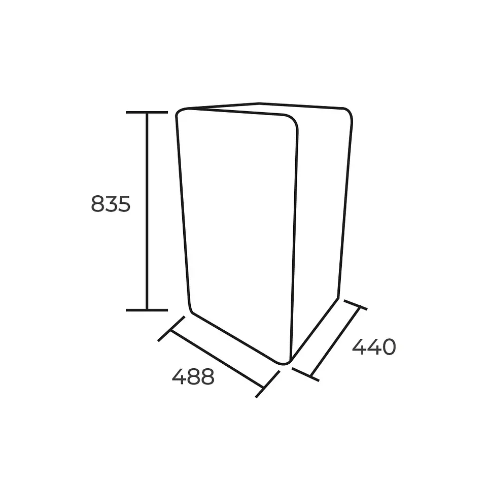 FRIGOBAR RETRO 93 LT. ROJO 3