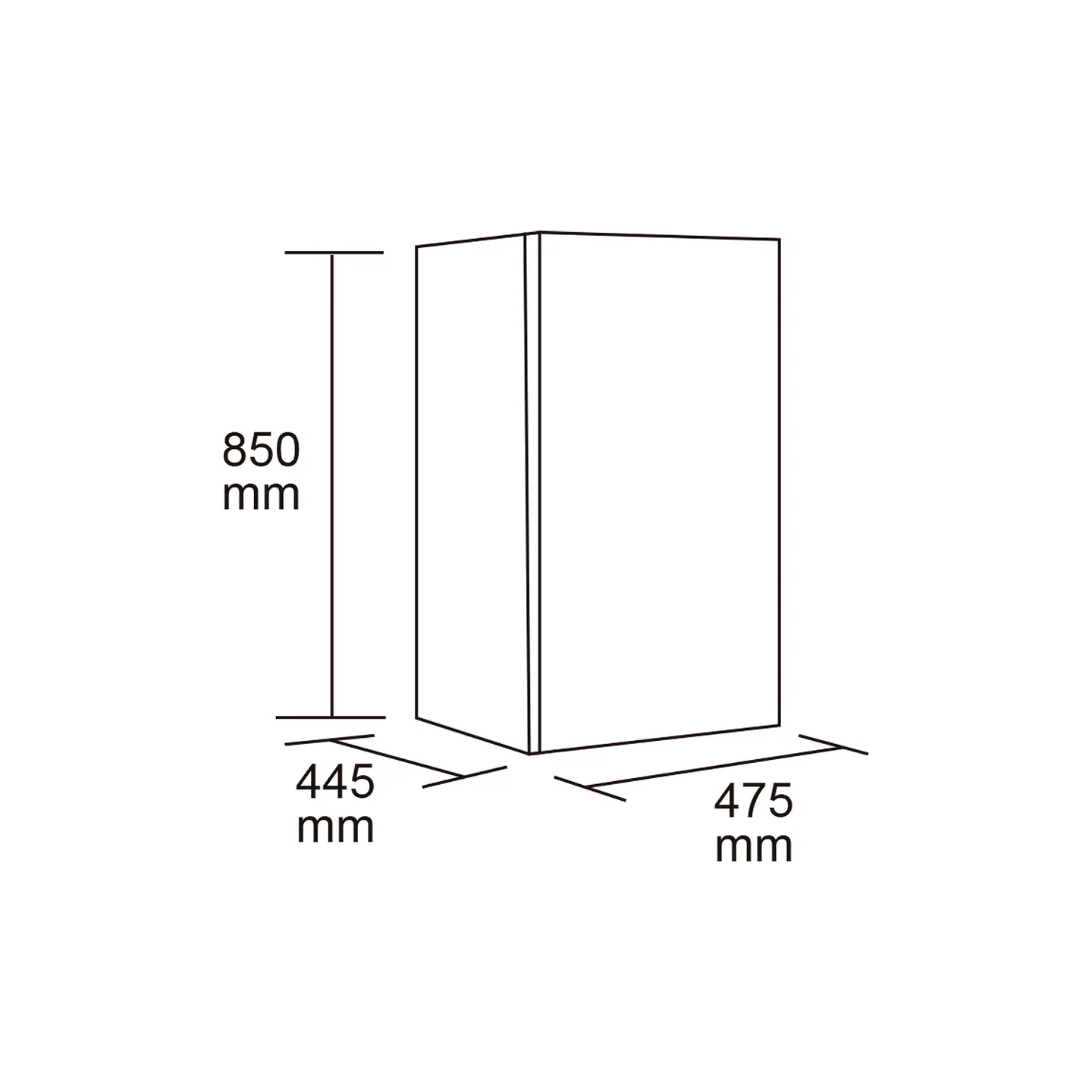 FRIGOBAR 90 LTS DF1-113 4