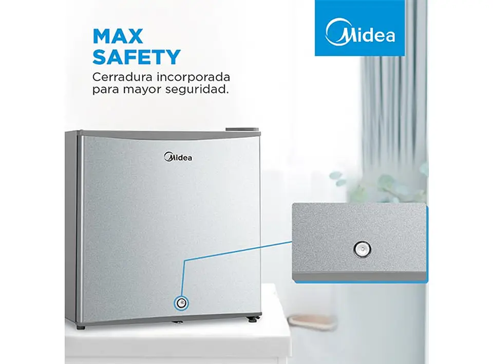 FRIGOBAR MIDEA 43 L FRÍO DIRECTO MDRD86FGE50 6