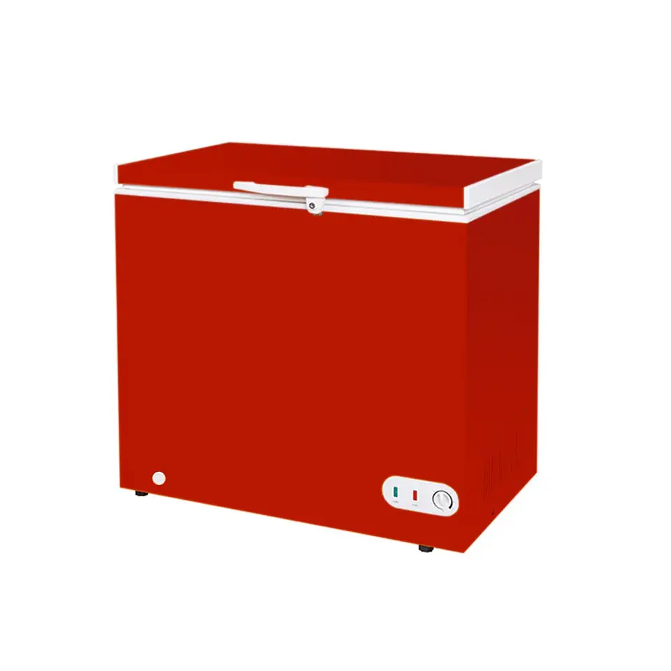 CONSERVADORA / CONGELADORA 215 LTS COLOR ROJO NORKALT 1