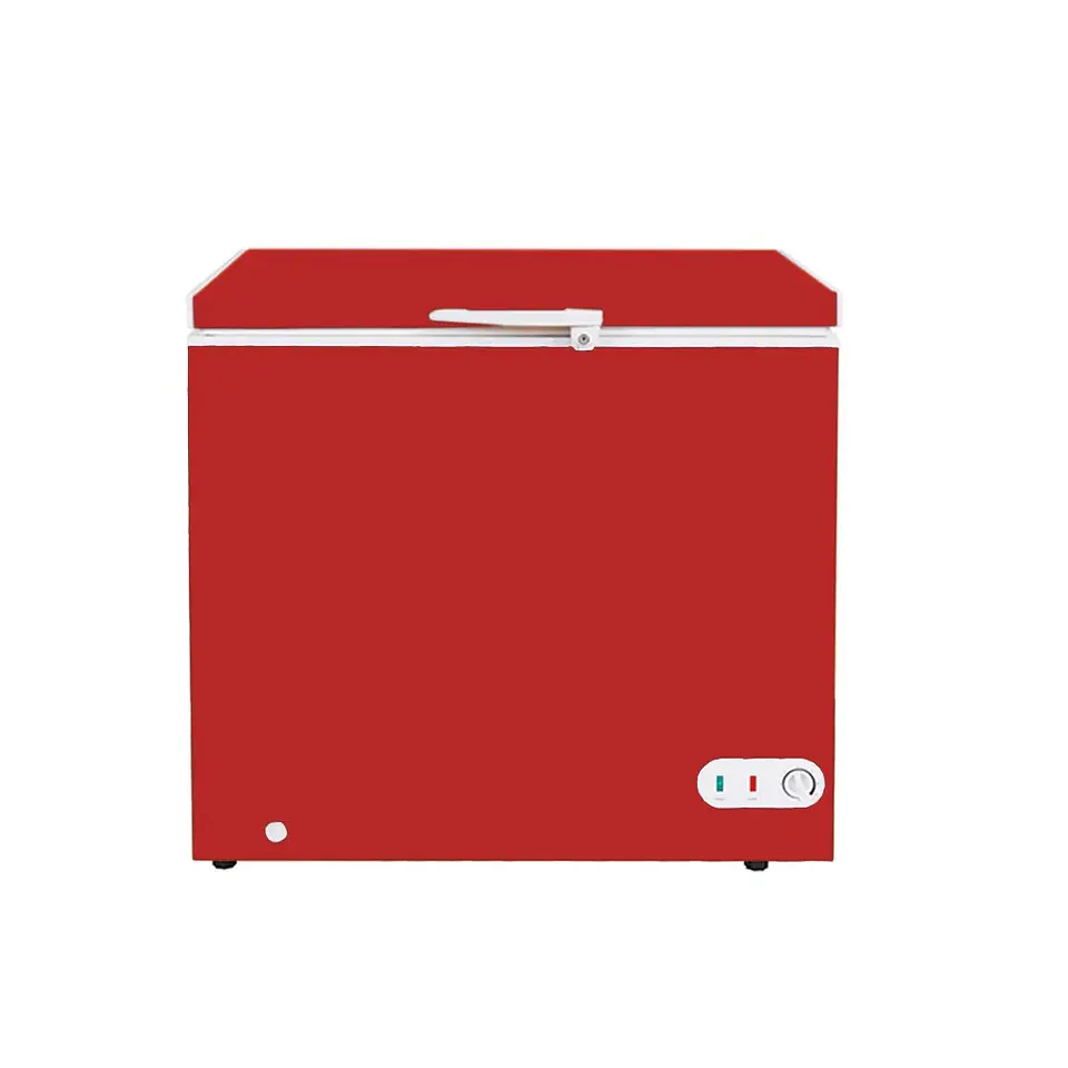 CONSERVADORA / CONGELADORA 215 LTS COLOR ROJO NORKALT 2