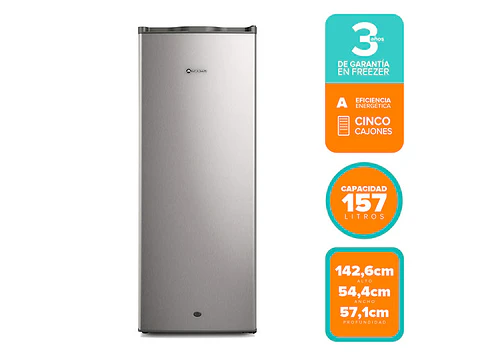 CONGELADOR VERTICAL MADEMSA 157 L FRÍO DIRECTO M-265V