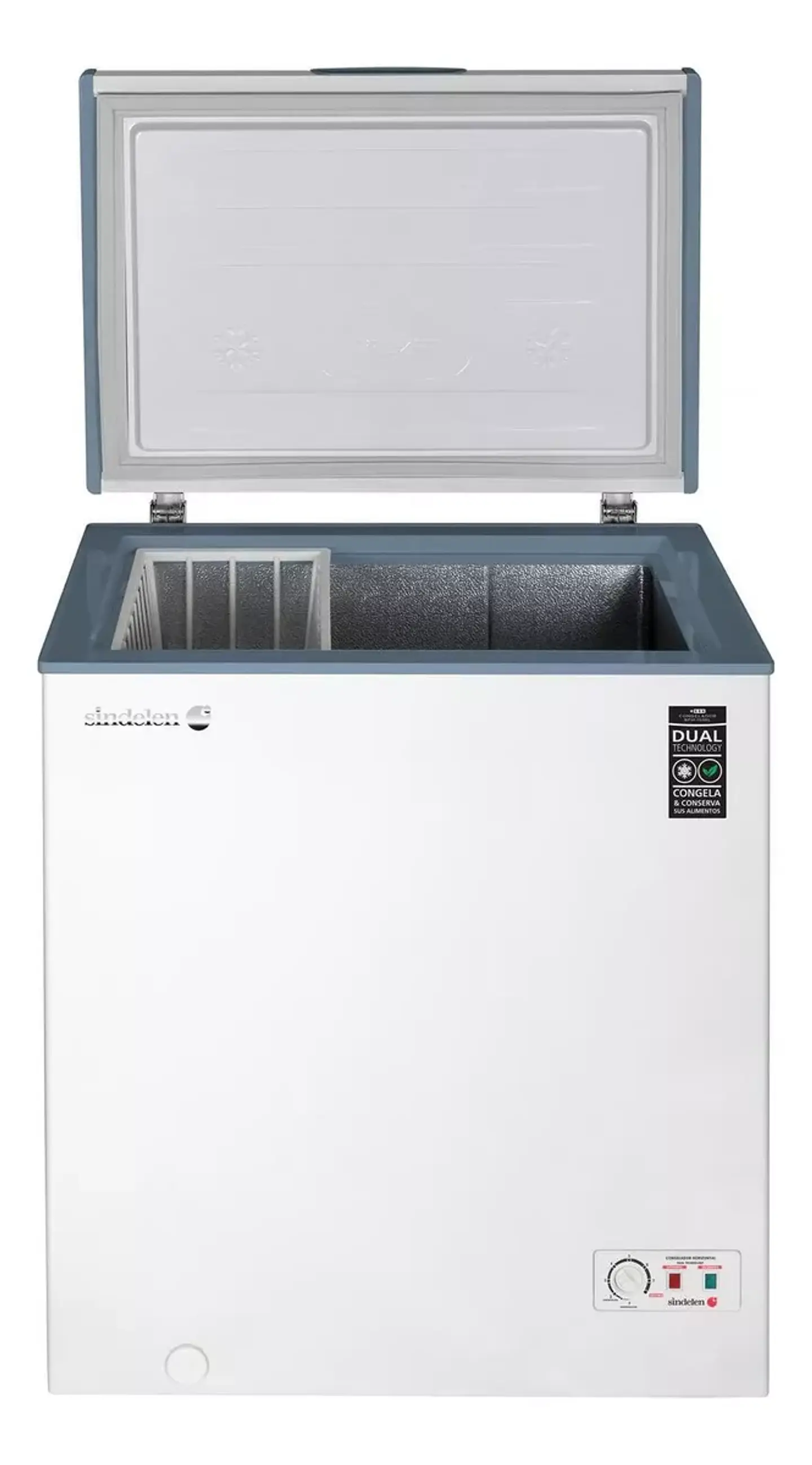 CONGELADOR SINDELEN HORIZONTAL 141 LITROS 8 NIVELES SFH-151B 2