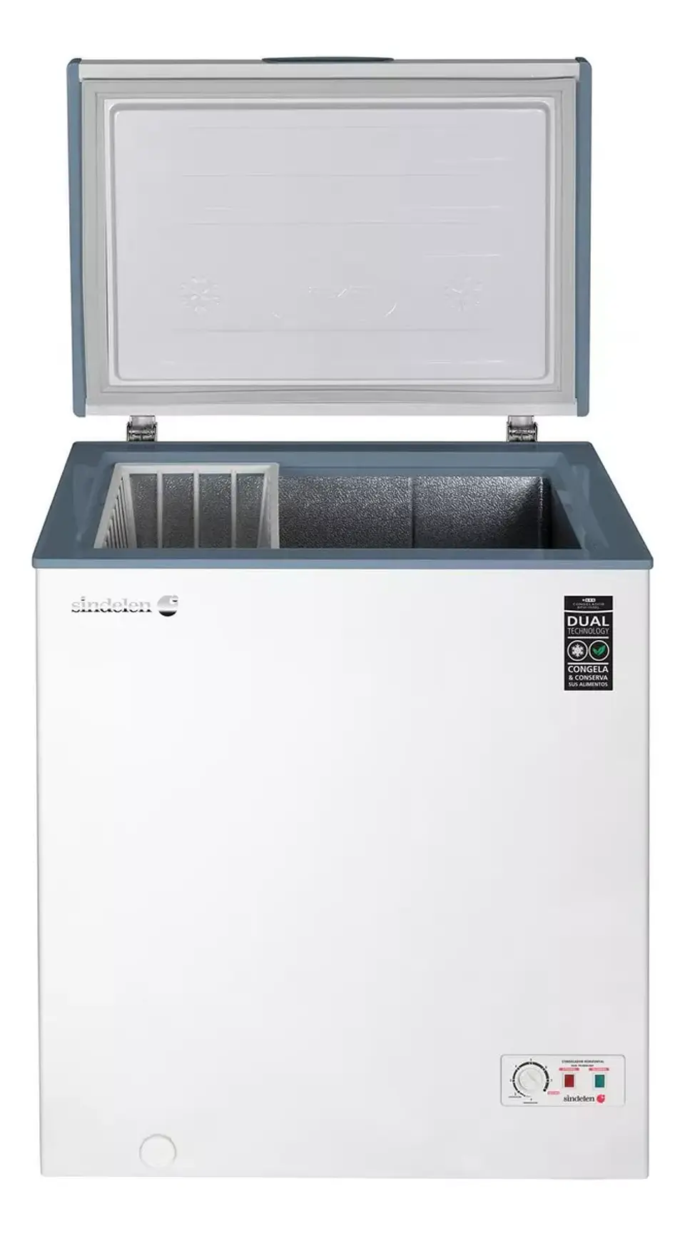 CONGELADOR SINDELEN HORIZONTAL 141 LITROS 8 NIVELES SFH-151B 2