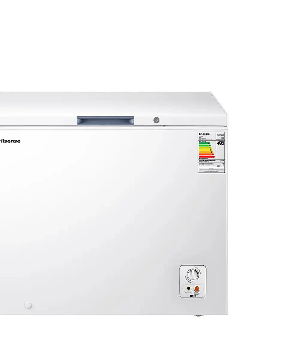FREEZER HORIZONTAL HISENSE 297 L FRÍO DIRECTO FC-39DT BLANCO 1