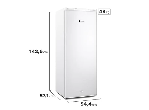 CONGELADOR VERTICAL MADEMSA 157 L FRÍO DIRECTO MFV 645 B