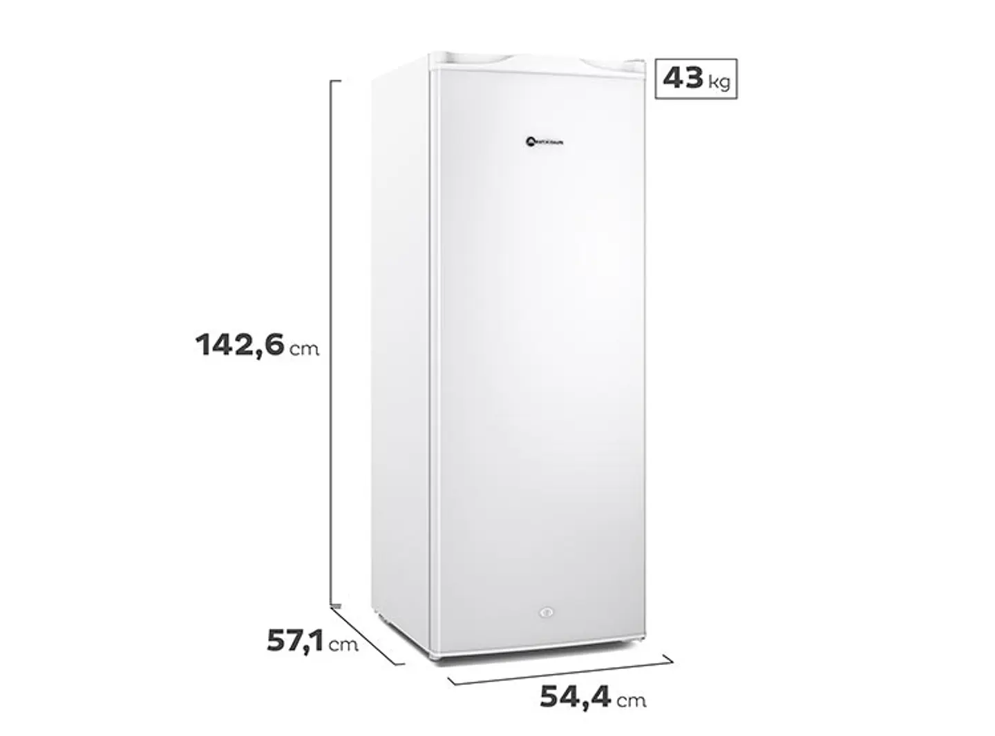 CONGELADOR VERTICAL MADEMSA 157 L FRÍO DIRECTO MFV 645 B 2