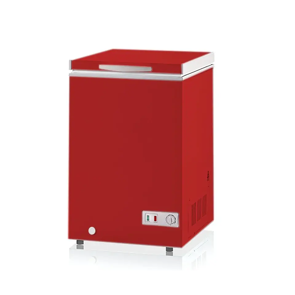 CONSERVADORA / CONGELADORA 105 LTS COLOR ROJO NORKALT 1