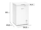 FREEZER HORIZONTAL MADEMSA 99 L FRÍO DIRECTO DUAL M100D - Miniatura 2