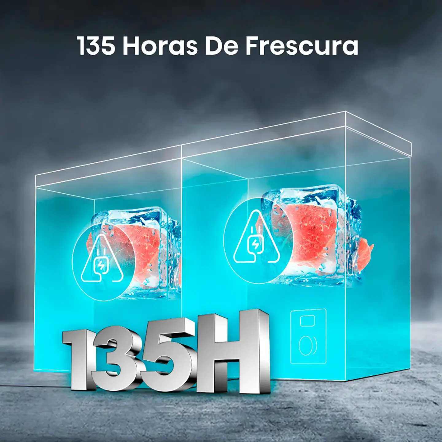 FREEZER HORIZONTAL HISENSE 142 L FRÍO DIRECTO DUAL FC184D4AW1 FUNCTION 5