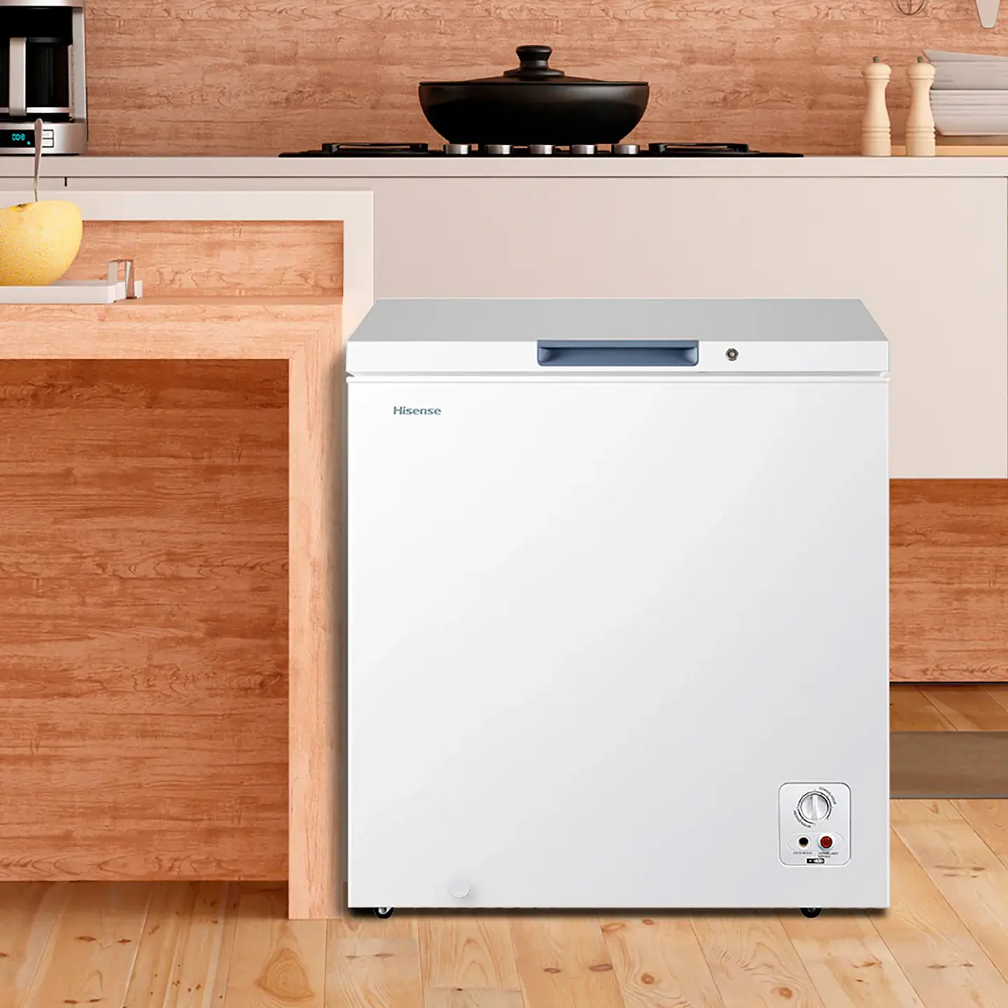 FREEZER HORIZONTAL HISENSE 142 L FRÍO DIRECTO DUAL FC184D4AW1 FUNCTION 8