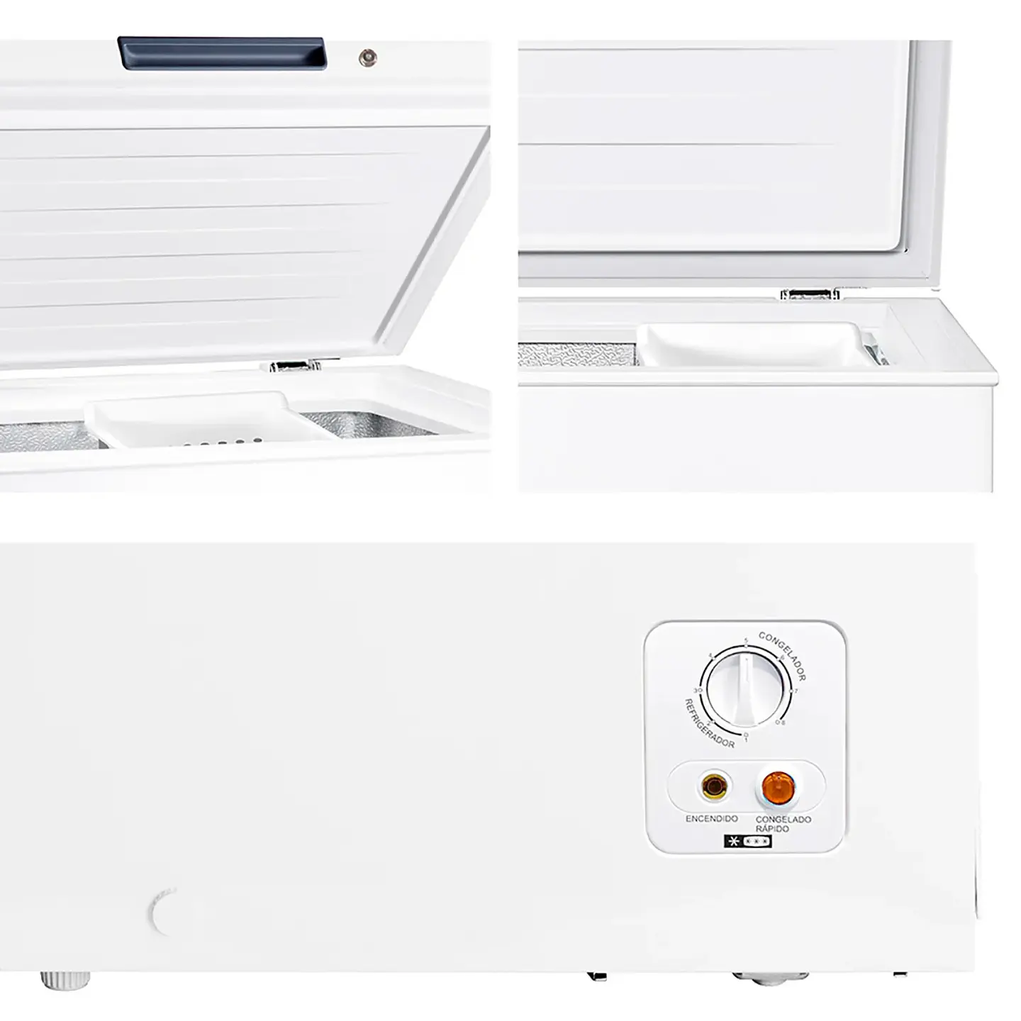 FREEZER HORIZONTAL HISENSE 99 L FRÍO DIRECTO DUAL FT125D4AW1 FUNCTION 2