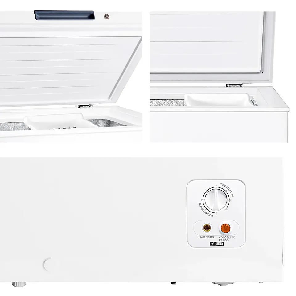 FREEZER HORIZONTAL HISENSE 99 L FRÍO DIRECTO DUAL FT125D4AW1 FUNCTION 2