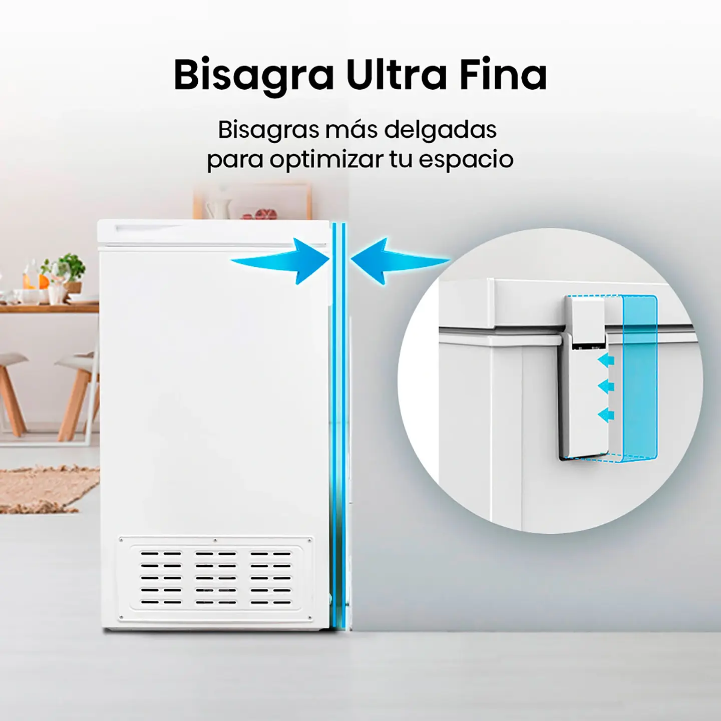 FREEZER HORIZONTAL HISENSE 99 L FRÍO DIRECTO DUAL FT125D4AW1 FUNCTION 6