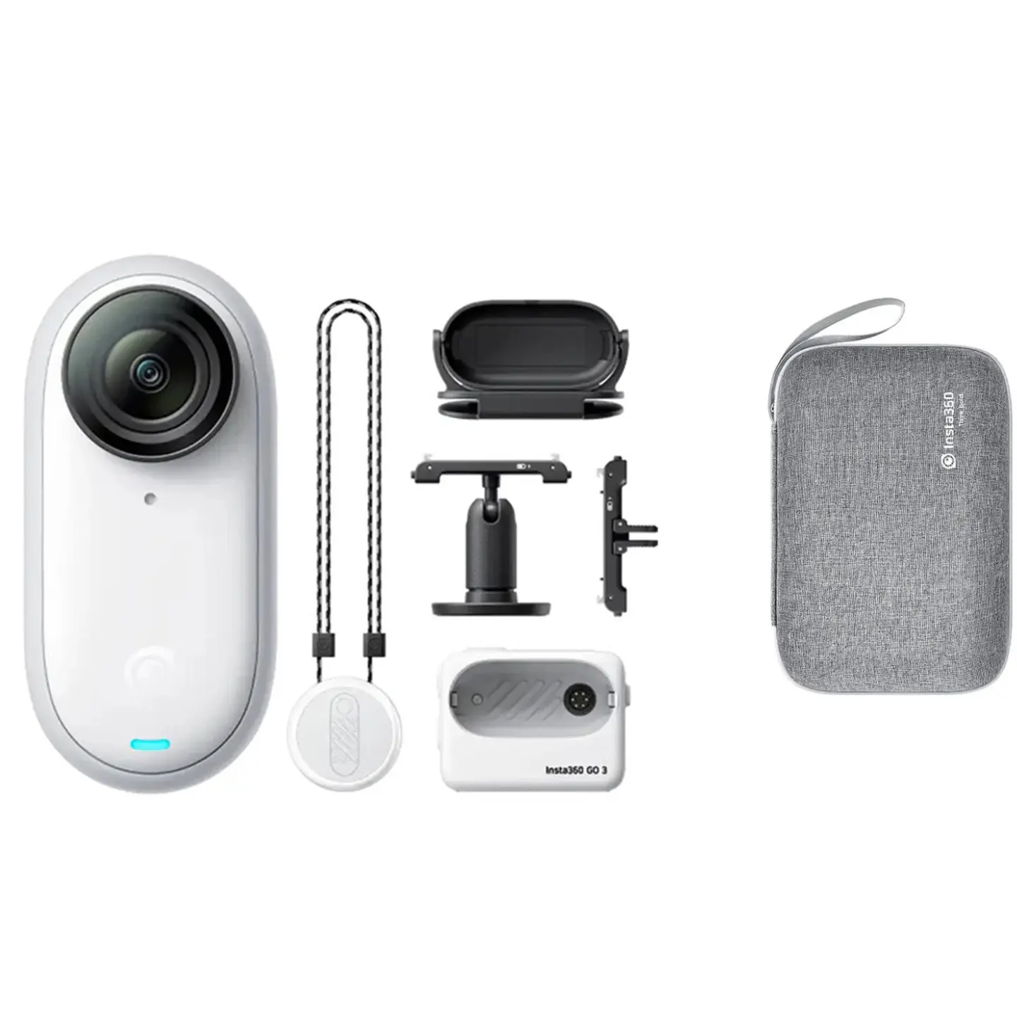 INSTA360 GO 3S BLANCO DE 128 GB +ESTUCHE DE REGALO 1