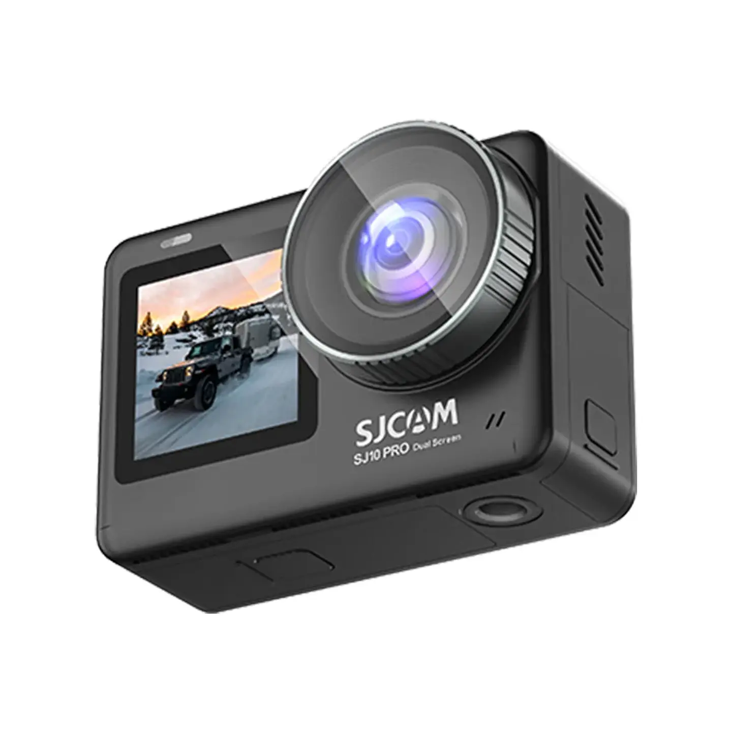 PACK CÁMARA DEPORTIVA SJCAM SJ10 PRO 4K 60FPS WIFI ESTABILIZADOR CON CARGADOR 2 BATERIAS RELOJ Y MIC 4