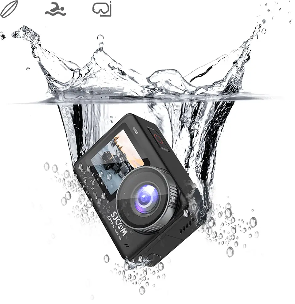 CÁMARA DEPORTIVA SJCAM SJ10 PRO 4K 60FPS WIFI ESTABILIZADOR GIROSCÓPICO 2 BATERIAS 6