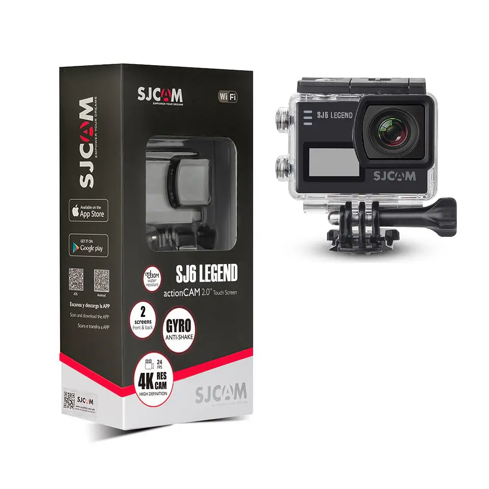 CÁMARA DEPORTIVA SJCAM SJ6 LEGEND 4K WIFI ESTABILIZADOR GIROSCÓPICO 1