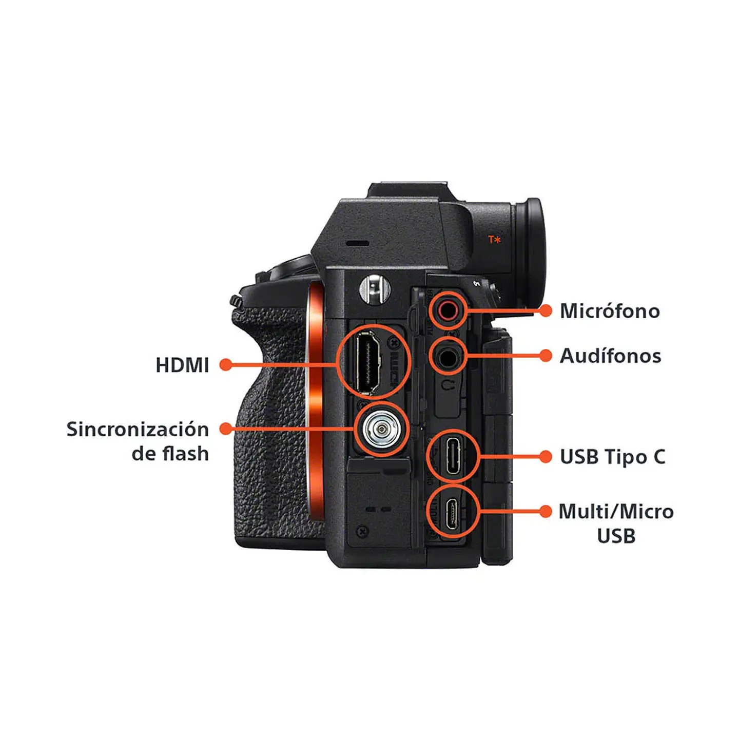 CAMARA HIGH RES FULL FRAME ILCE-7RM5 6