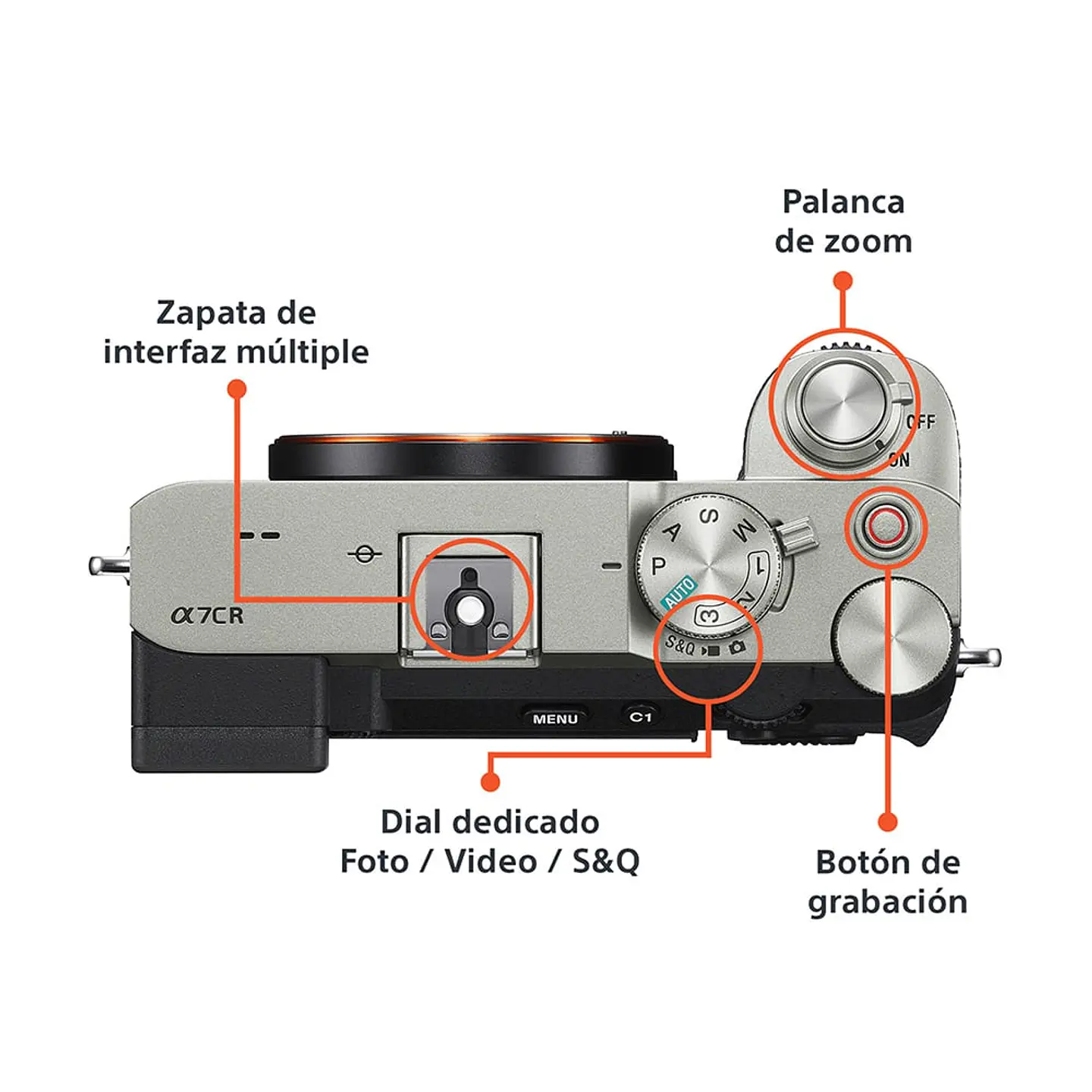 CÁMARA PROFESIONAL COMPACTA FULL FRAME MIRRORLESS ILCE-7CR 3