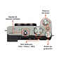 CÁMARA PROFESIONAL COMPACTA FULL FRAME MIRRORLESS ILCE-7CR - Miniatura 3