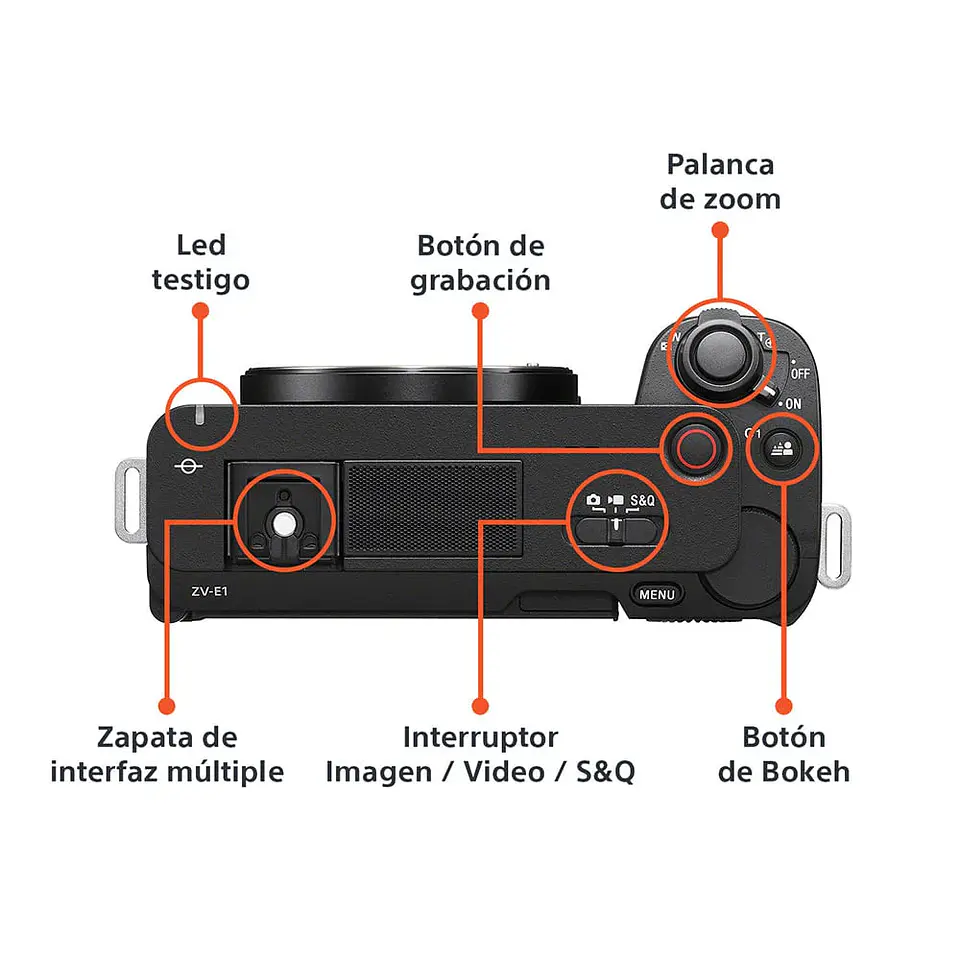 CAMARA VLOGGING FULL-FRAME ZV-E1 NEGRA 4