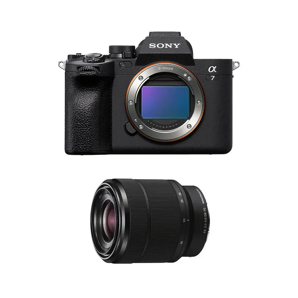 CAMARA FULL FRAME ILCE-7M4K CON LENTE SEL2870 | NEGRO 1