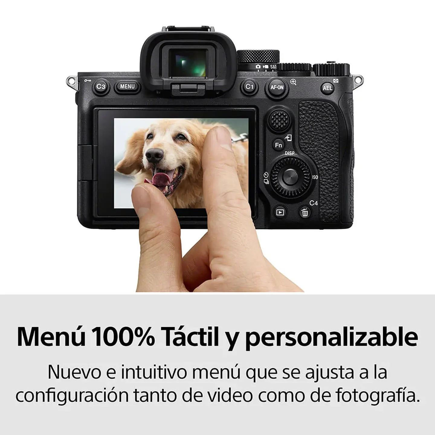 CAMARA FULL FRAME ILCE-7M4K CON LENTE SEL2870 | NEGRO 4