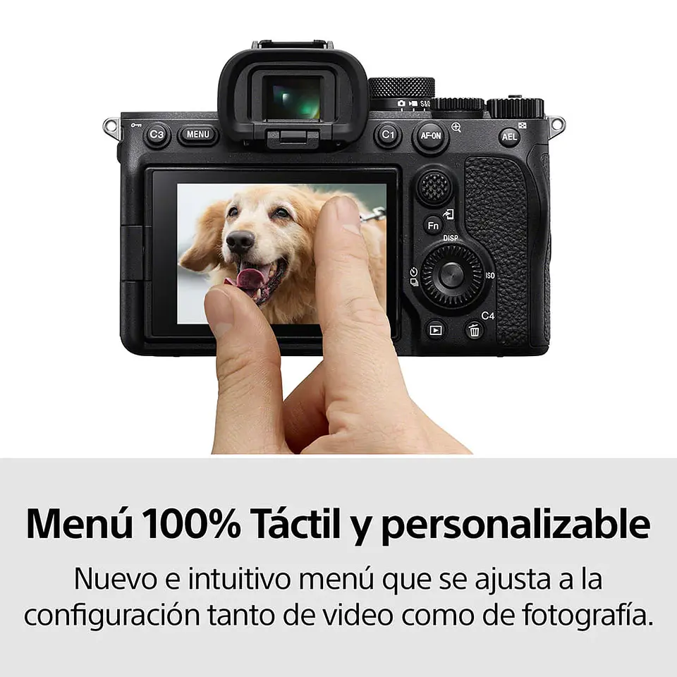 CAMARA FULL FRAME ILCE-7M4K CON LENTE SEL2870 | NEGRO 4