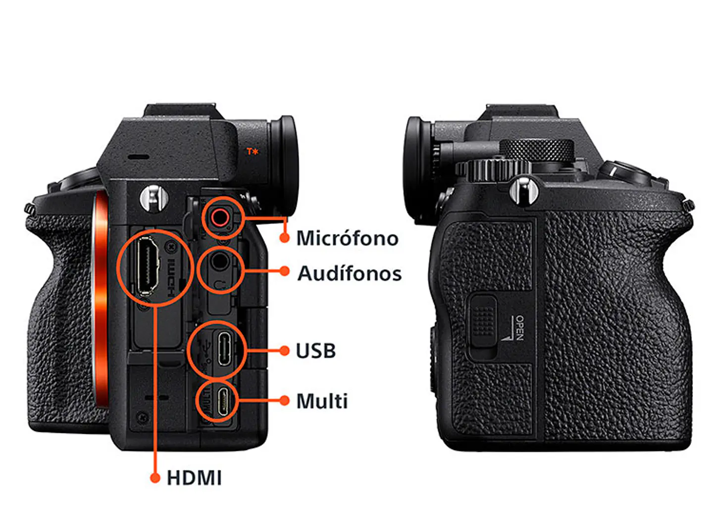 CAMARA HÍBRIDA SONY ILCE-7M4K FULL-FRAME ALPHA 7 IV 3