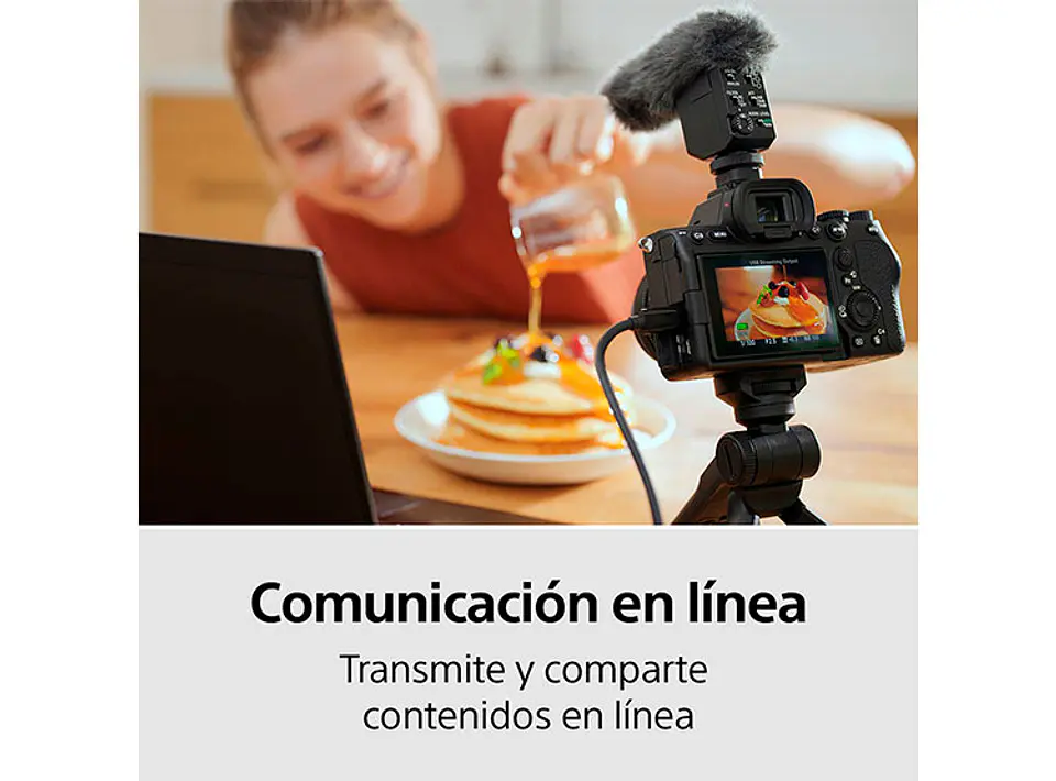 CAMARA HÍBRIDA SONY ILCE-7M4K FULL-FRAME ALPHA 7 IV 8