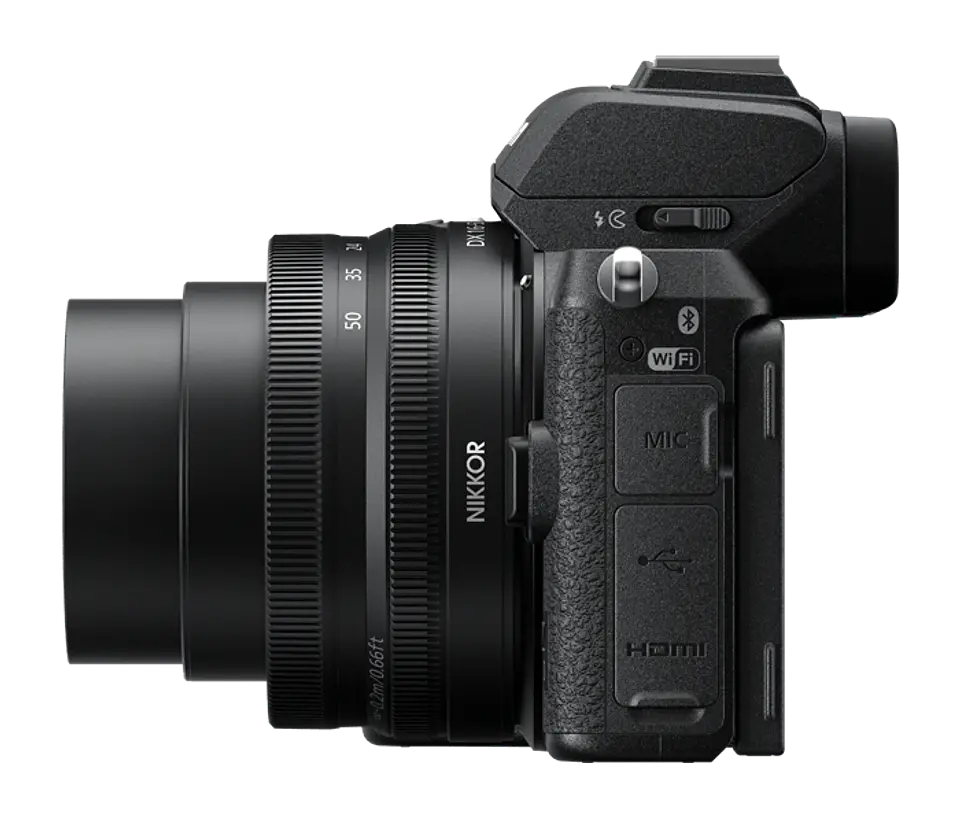 CÁMARA NIKON MIRRORLESS Z50 C/LENTE 16-50MM F 3.5 - 6.3 VR + LTE. 50-250MM 4