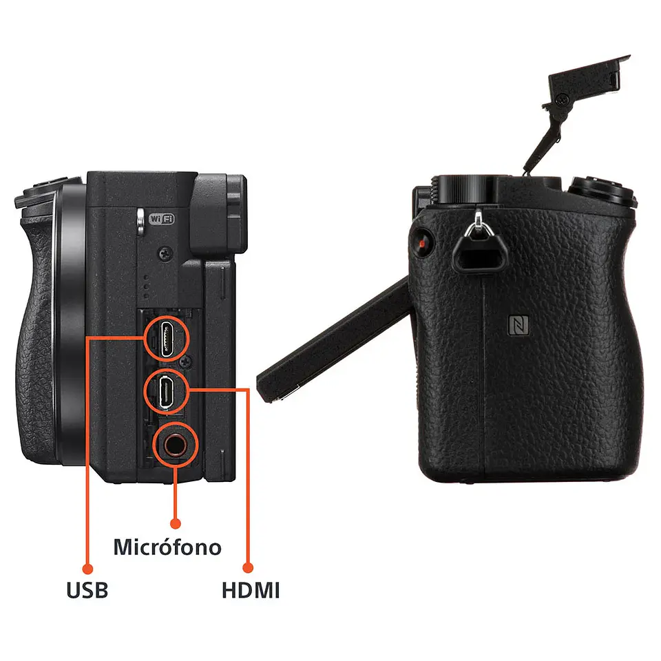 CÁMARA ILCE-6400M CON MONTURA E Y SENSOR APS-C 6