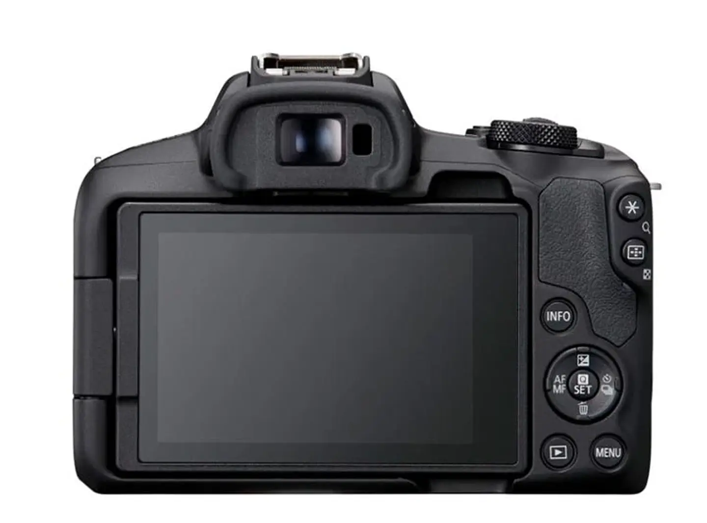 CÁMARA MIRRORLESS CANON R50 4K UHD 24.2 MP+ LENTE 18-45 + LENTE 55-210 5