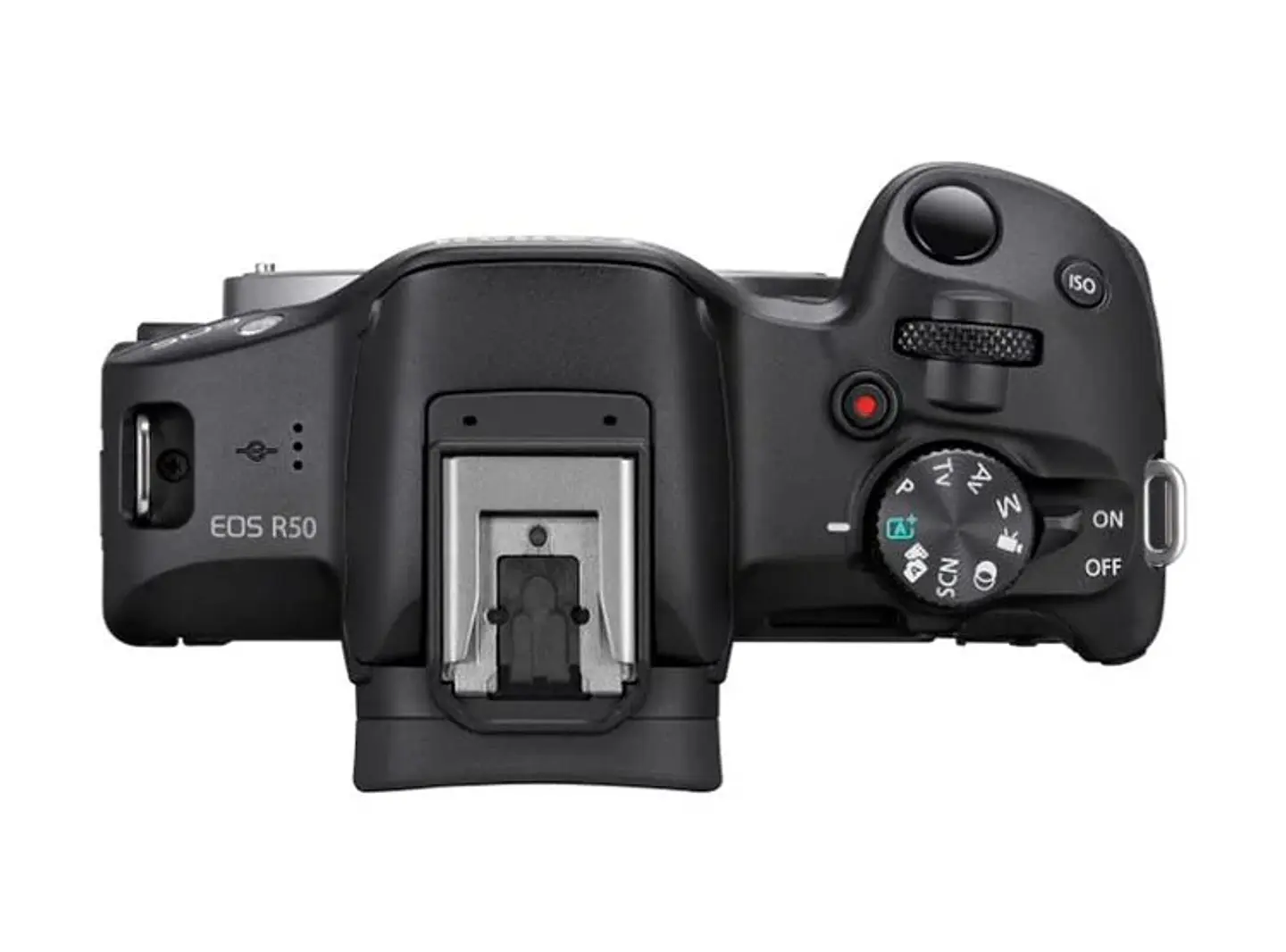 CÁMARA MIRRORLESS CANON R50 4K UHD 24.2 MP+ LENTE 18-45 + LENTE 55-210 7