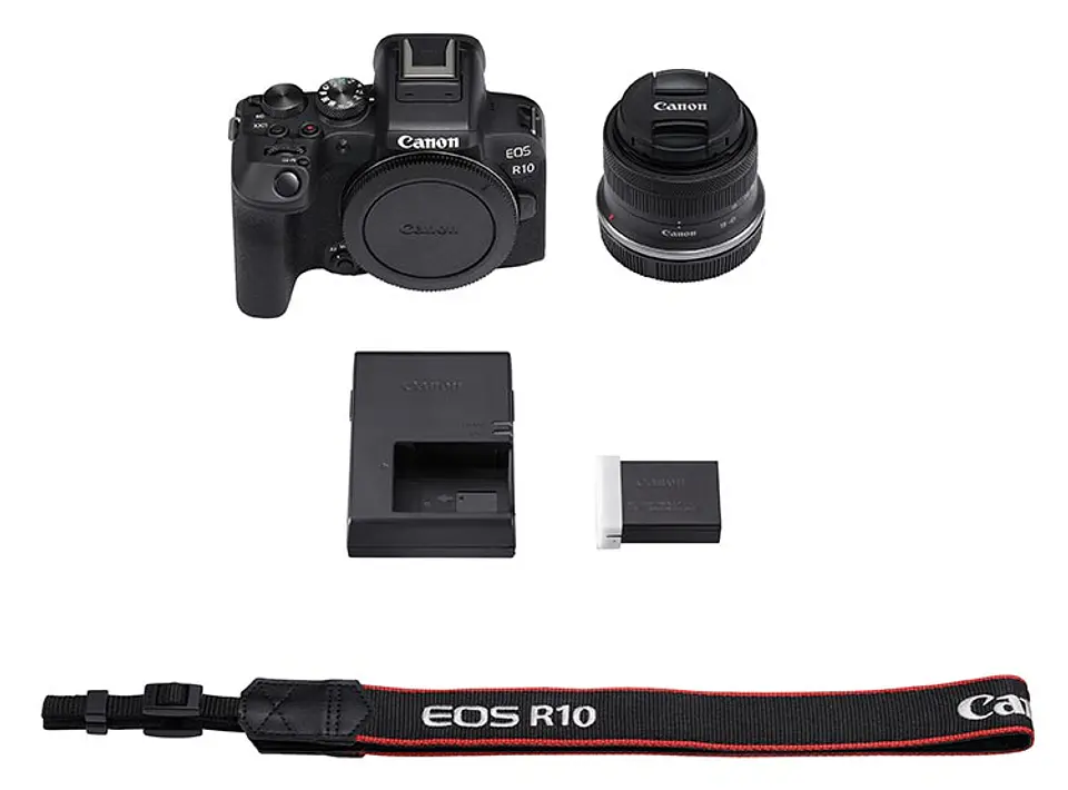 CÁMARAS DSLR REFLEX CANON EOS R10 WI-FI 24.4 MP RF-S 18-45 MM 9