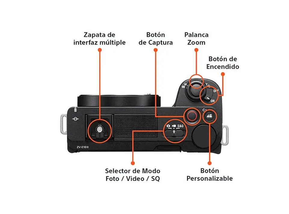 CÁMARA MIRRORLESS SONY ZV-E10 II PARA BLOGS 4K UHD 27MP + LENTE SELP16502 8