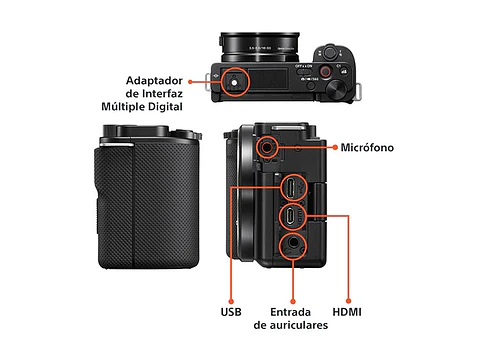 CAMARA SONY DIGITAL ZV-E10L E38