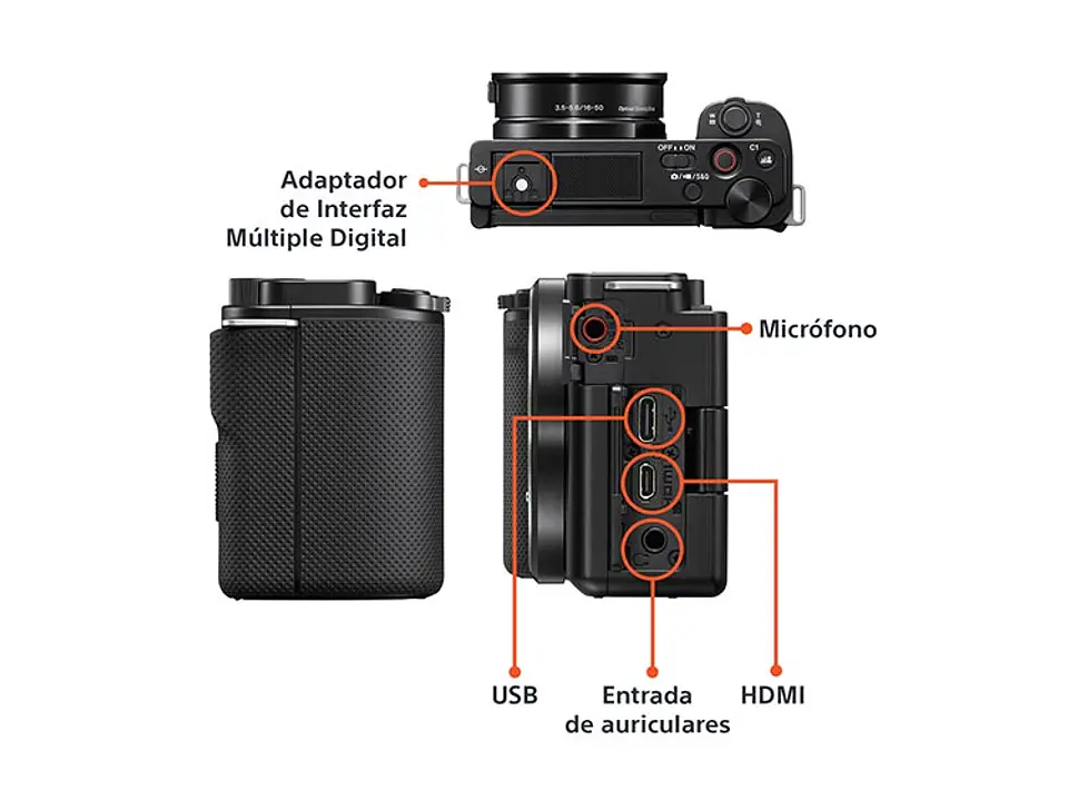 CAMARA SONY DIGITAL ZV-E10L E38 2
