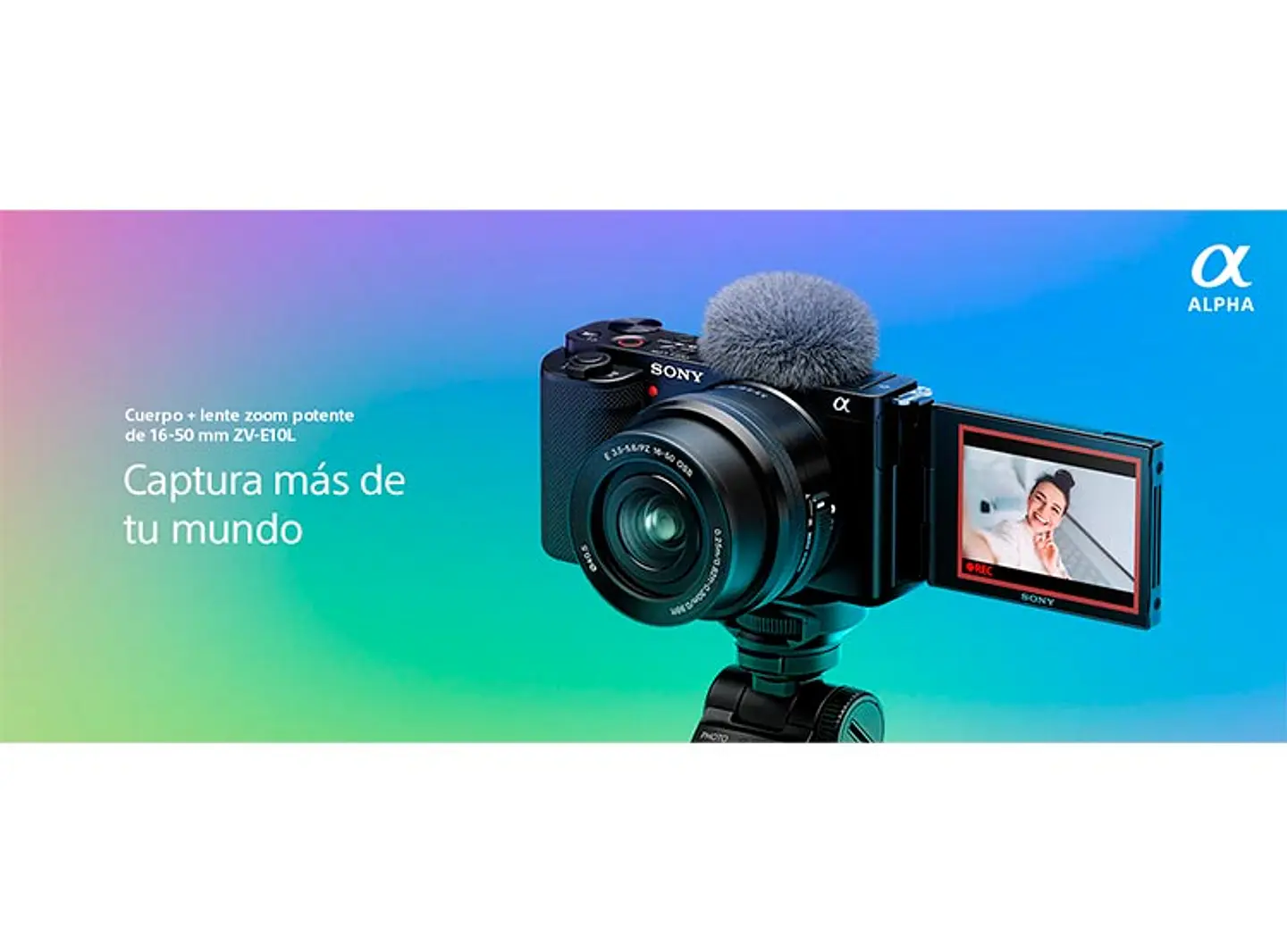 CAMARA SONY DIGITAL ZV-E10L E38 8